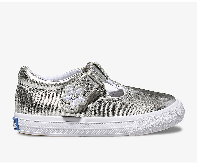 Keds Kids Silver Casuals Shoes - Keds Daphne 698VPKWDF